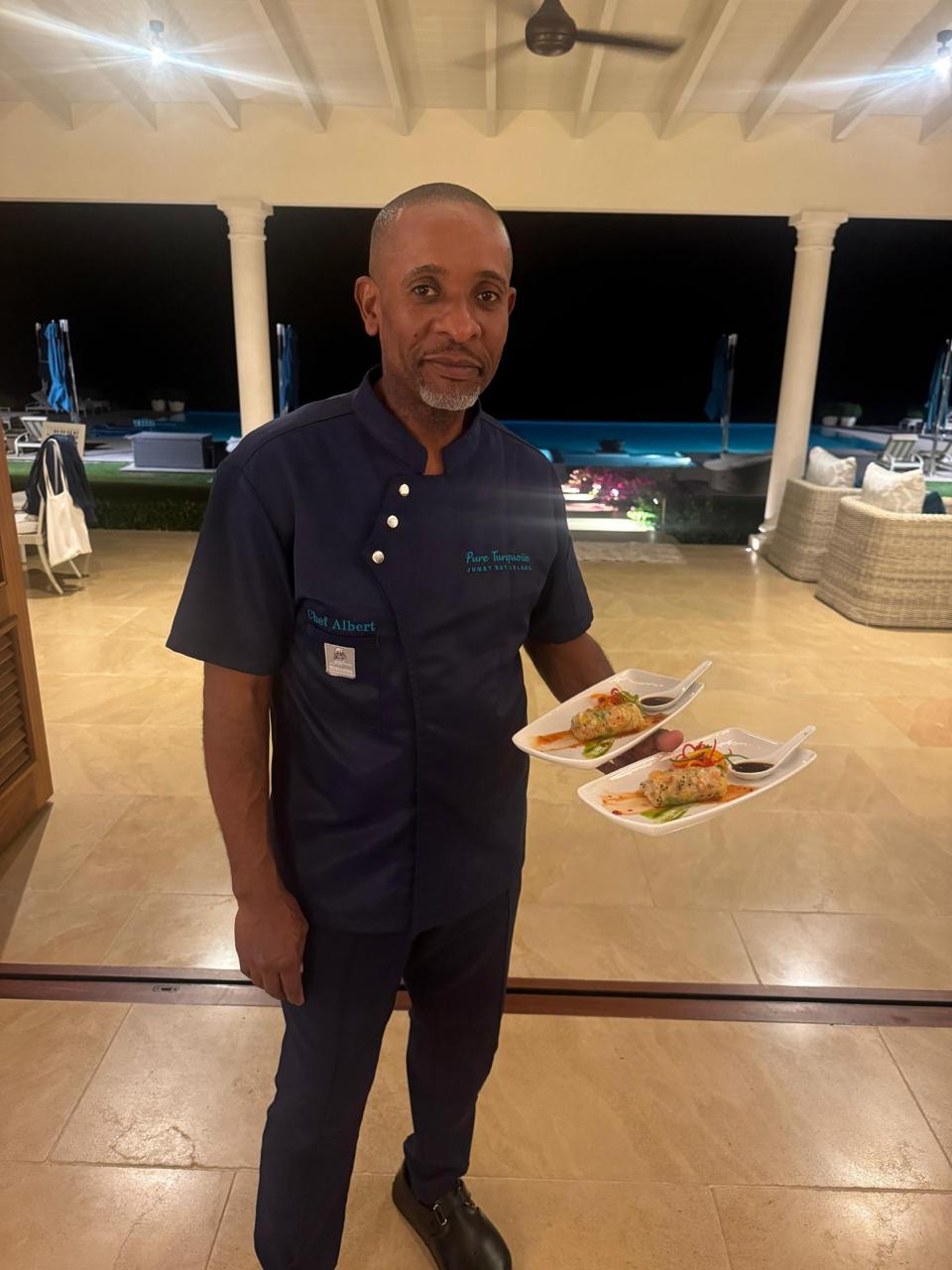 Chef Albert at Jumby Bay